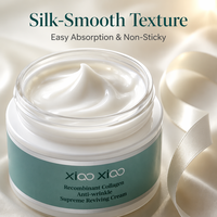 Crème hydratante anti-âge pour le visage à marque privée, raffermissante pour la ligne du menton, pour peaux sèches