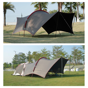 เต็นท์หลังคารถยนต์ <span class=keywords><strong>Vidalido</strong></span> Daybreak Canopy รุ่นไทเทเนียมสีเงิน ผ้าใบไวนิลสำหรับตั้งแคมป์กลางแจ้ง ขนาดใหญ่พิเศษ สำหรับการเดินทางด้วยรถยนต์ - Product Image 5