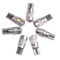 Vente directe d'usine : Feux LED de voiture avec décodage CAN-BUS T10 5630 6-SMD W5W 12V OLIVER pour feux de stationnement et feux arrière