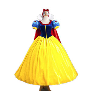 Disfraz de Blancanieves para mujer con capa, talla grande, disfraz de cosplay para Halloween, traje para actuación en escenario, tallas S a 4XL - Product Image 5