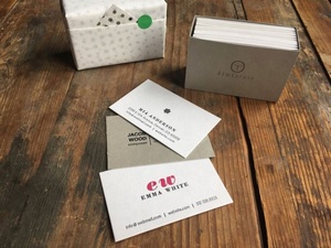 Lettre Imprimer Cartes Dont Illustration Ou <span class=keywords><strong>Dessin</strong></span>é À la Main Logo Opaque Holographique Personnalisée Carte de Visite - Product Image 4
