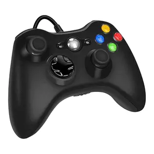Pengontrol untuk Microsoft Xbox 360 dan Windows PC, (Windows 10/8.1/8/7) dengan Getaran Ganda dan Pengontrol Game Berkabel Ergonomis