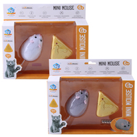 Souris télécommandée RC en peluche en forme de gâteau, jouet électrique de simulation infrarouge pour animaux de compagnie, chat amusant, mini 2022, pour enfants