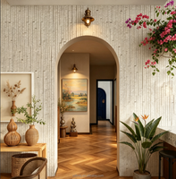 Carreaux MCM en pierre flexible ignifugée légère, effet pierre à eau, pour revêtement mural intérieur et extérieur, vente en gros directe usine
