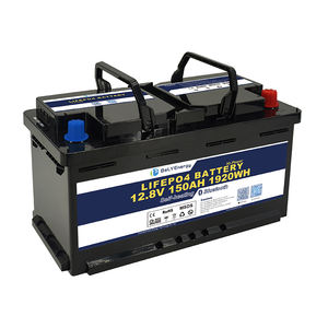 بطارية بيلي إنرجي ليثيوم فوسفات الحديد 12 فولت 150 أمبير ساعة مع توافق اتصالات قابلة لإعادة الشحن للسيارات الكهربائية والقوارب البحرية - Product Image 2