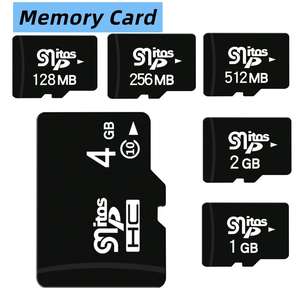 Cartes mémoire SD en gros, cartes TF de 128 Mo à 4 Go, classe 6 à classe 10, compatibles avec les lecteurs MP3, MP4, les équipements audio, les téléphones et plus encore. - Product Image 1