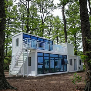 Casas Contenedor Móviles Prefabricadas Modulares de 20 Pies, Diseño Desmontable, Oficinas Portátiles, Tiendas, Uso en Edificios de Oficinas, Acero - Product Image 2