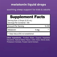 OEM/ODM/OBM Gouttes de mélatonine Liquide d'aide au sommeil Absorption plus rapide de la mélatonine 100% Gouttes de sommeil de mélatonine pour adultes et enfants