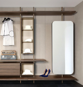 Armario de Hotel Antiguo de Diseño Moderno, Perchero con Marco de Bronce, Armario Vintage, Perchero Autoportante, Nuevo Diseño 2026 - Product Image 6