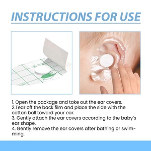 Protège-oreilles en silicone imperméable pour enfants et nouveau-nés Couvre-oreilles jetables à réduction de <span class=keywords><strong>bruit</strong></span> pour baby shower et natation - Product Image 3