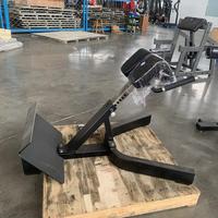Banc de musculation réglable et pliable, équipement de gym commercial avec structure métallique pour l'exercice et la musculation