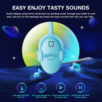 Sucette musicale Amos Song sans sucre, avec audio par conduction osseuse, grand format, pour emballage de confiseries et jouets