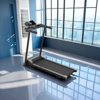 Caminadora Eléctrica Plegable para Uso Doméstico, Caminadora Motorizada con Programas de Entrenamiento y Pantalla LED