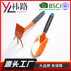 Mini Gardening Shovel Orange Plastic Head With Black Handle For Soil Digging And Plant Care - Product Image 5