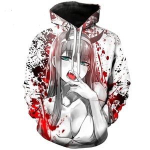 Disfraz de Cosplay Sexy de Anime Darling in the Franxx Zero Tow 02, Sudadera con Capucha para Hombre y Mujer - Product Image 6