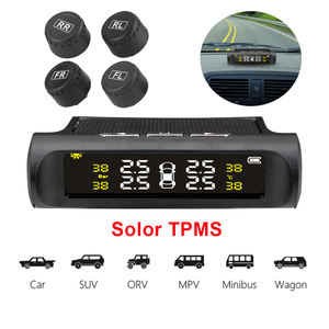 Système de surveillance des pneus pour camping-cars, avec 4 capteurs externes, TPMS solaire pour voiture, vente en gros - Product Image 2