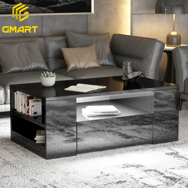 Gmart قسط جودة اليابانية الجانب السرير عالية معكوسة ثلاثة الساق منخفضة ارتفاع ليوبارد 2 في 1 فسيفساء القهوة طاولات وكراسي