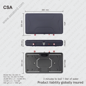 Al por Mayor moderno camping picnic al aire libre cocina MESA DE ACERO INOXIDABLE plegable propano portátil 2 quemadores <span class=keywords><strong>estufa</strong></span> de <span class=keywords><strong>gas</strong></span> - Product Image 4