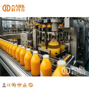 Good Quality Full Auto Fruit Juice Mixing System Sterilization Filling Machine Production Line