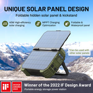 Nouvelle Arrivée <span class=keywords><strong>Générateur</strong></span> Solaire <span class=keywords><strong>Portable</strong></span> 1600W Batterie LiFePO4 1024Wh Alimentation Multi-Scénarios Pure Sinus pour Voiture - Product Image 2