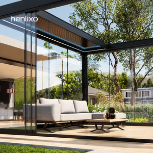 Kit de <span class=keywords><strong>pergola</strong></span> en aluminium facile à installer, toit à lames orientables, imperméable, <span class=keywords><strong>pour</strong></span> balcon extérieur, écologique, <span class=keywords><strong>pour</strong></span> patio, jardin, gazebo, protection solaire - Product Image 6