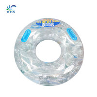Anneau de piscine gonflable robuste transparent, parc aquatique, anneau en caoutchouc, tube flottant pour piscine