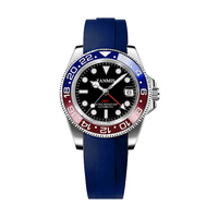 Montre-bracelet mécanique automatique pour homme, étanche, de luxe, avec logo personnalisé, en acier inoxydable, fabricant de montres OEM