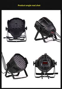 54pcs <strong>3</strong> Watt RGBW LED Par Light Projection Lights <strong>DMX512</strong> Disco <strong>DMX512</strong>/Sound-Activated <strong>Control</strong> IP33 Rated Aluminum+Plastic - Product Image 2