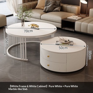 <span class=keywords><strong>Table</strong></span> <span class=keywords><strong>basse</strong></span> moderne nordique minimaliste de luxe, haute résistance, durable, idéale pour les objets lourds et les petits appartements – Meilleur rapport qualité-prix - Product Image 6