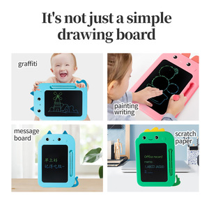ЖК-доска для рукописного письма мультяшная детская доска для рисования немагнитная доска для письма граффити трансграничная детская игрушка подарок - Product Image 3