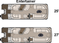 Yacht de pêche de luxe en aluminium Kinocean, mini-bateau ponton à vendre pour les sports nautiques, les divertissements en rivière, options de moteur hors-bord/intérieur