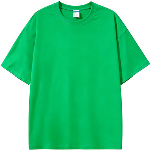 Factory Wholesale Professional Any Color Custom Pattern LOGO Pure Cotton Short-sleeved Shirt in European American Sizes T-shirt - Product Image 1