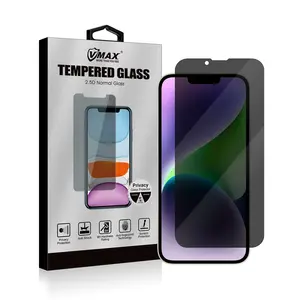 2.5D 9H Anti Spy Datenschutz Xr 11 12 13 14 Pro Max Handy gehärtete Glass chutz folie für Apple iPhone Displays chutz folie