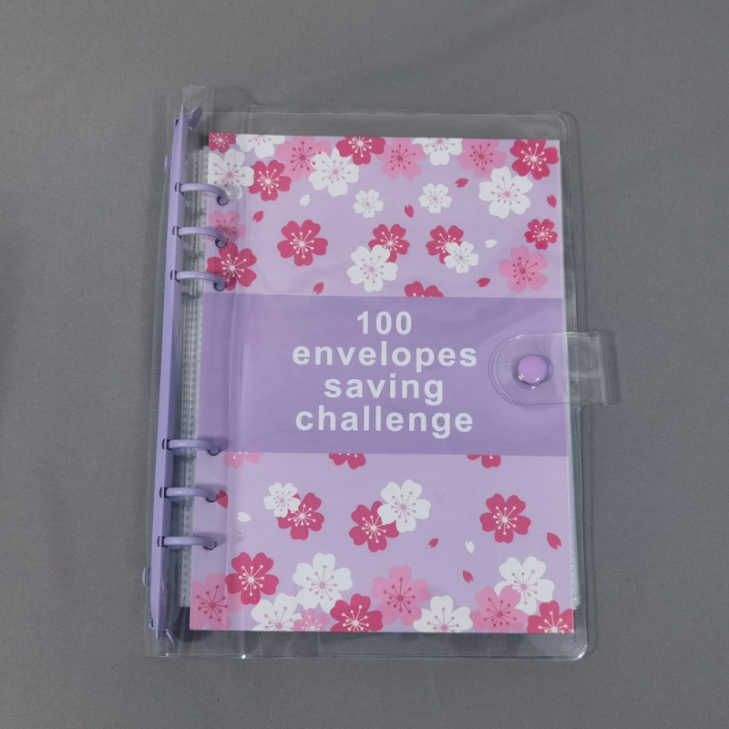 Clip viola trasparente