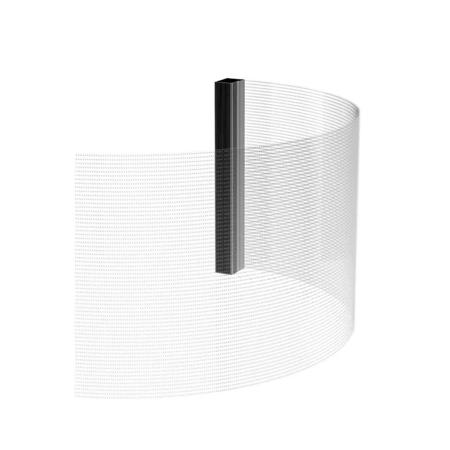 Film Self-adhesive Led Display Soft Screen Shopping Mall Advertising Glass Ice Screen Transparent Crystal Film Screen