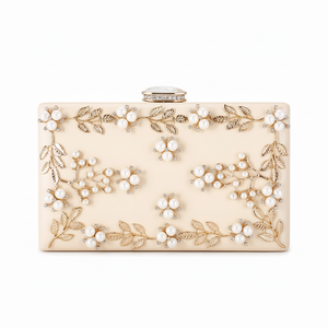 กระเป๋าคลัทช์สำหรับผู้หญิง พร้อมสายสะพายไหล่ ประดับคริสตัลหลากสีสัน เหมาะสำหรับงานปาร์ตี้และงานแต่งงาน - Product Image 1