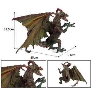 ألعاب من الراتنج البلاستيكي المعتمد EN71 للأطفال تشمل تنين الجحيم وهدايا ديناصور ريكس - Product Image 3