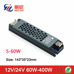 초슬림 타입 24V 2.5A 60W 슬림 LED 조명 전원 공급 장치 12V 24V 60W 100W 150W 200W 300W 400W LED 전원 공급 장치 - Product Image 2