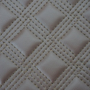 CIGNO Cuir <span class=keywords><strong>synthétique</strong></span> PVC épaissi, brodé en usine, imperméable, avec support en <span class=keywords><strong>mousse</strong></span> matelassé, pour sellerie automobile, meubles, chaises et sacs - Product Image 3