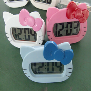 Despertador LCD eletrônico gato fofo - Product Image 3