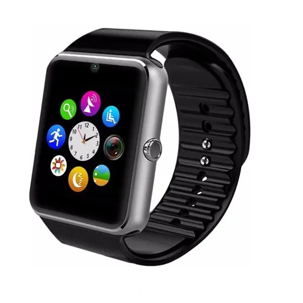 Factory Wholesale Android Camera BT Wrist Mobil Smart Watch Phone GT08 Sport Smartwatch With Sim Card Slot