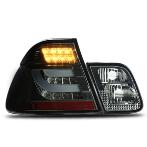 Luces Traseras para Automóvil <span class=keywords><strong>BMW</strong></span> Serie 3 <span class=keywords><strong>E46</strong></span> 318i 325i 2001-2004, Conjunto de Luces Traseras LED, Actualización de Luces Intermitentes, Accesorio de Herramienta - Product Image 2