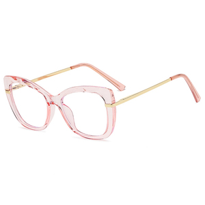 2022 New clear cat eye <span class=keywords><strong>l</strong></span> occhiali anti-blu chiaro telefono cellulare blocco computer occhiali da sole a luce blu per le donne - Product Image 5
