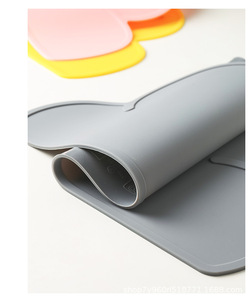 Large Food Grade Children's Waterproof <b>Silicone</b> Placemat Anti-Slip Insulation <b>Pad</b> for Household Use - Product Image 3