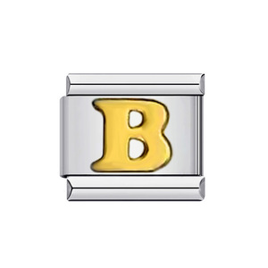 2025 nouvelle mode 26 lettres anglaises liens <span class=keywords><strong>de</strong></span> charme italiens ajustement en acier inoxydable fabrication <span class=keywords><strong>de</strong></span> bracelets <span class=keywords><strong>de</strong></span> <span class=keywords><strong>base</strong></span> - Product Image 3