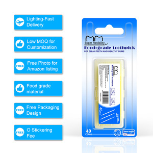 Brosse interdentaire à double tête, poils en nylon plastique, qualité alimentaire, hygiénique pour le nettoyage des dents - Product Image 5