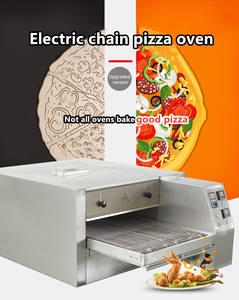 Sabuk otomatis Oven Pizza konveyor listrik 18 inci kualitas tinggi mesin pemanas roti Pizza untuk restoran roti - Product Image 3