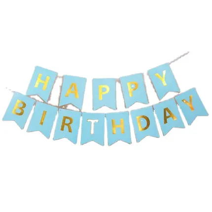 Custom Party Wimpelbanner: Levendige En Gepersonaliseerde Decoratie Voor Gelukkige Verjaardagsvieringen