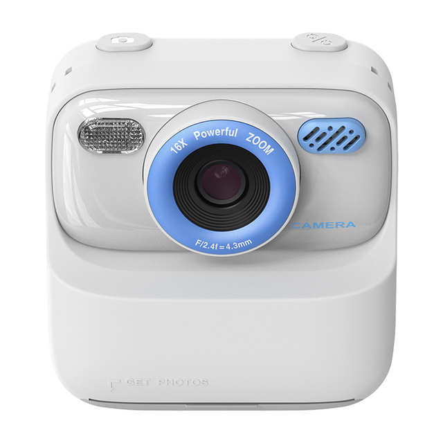 Kids Instant Print Camera 2.04 Inch Double Lens Camera 1080P High Definition Video Recording Children Camera