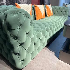 KTVソファイタリアンスタイルムーン表面ボタンソファバークラブパーティールーム個室バーカウンターKTVスペシャル - Product Image 2